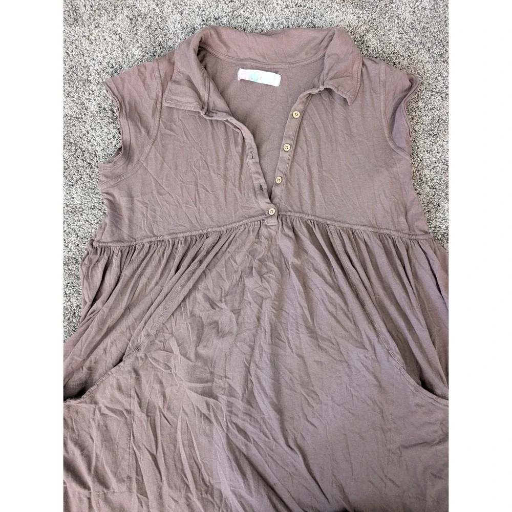 Free People FP Beach Brown Sleeveless All My Beaches‎ Midi Dress Small